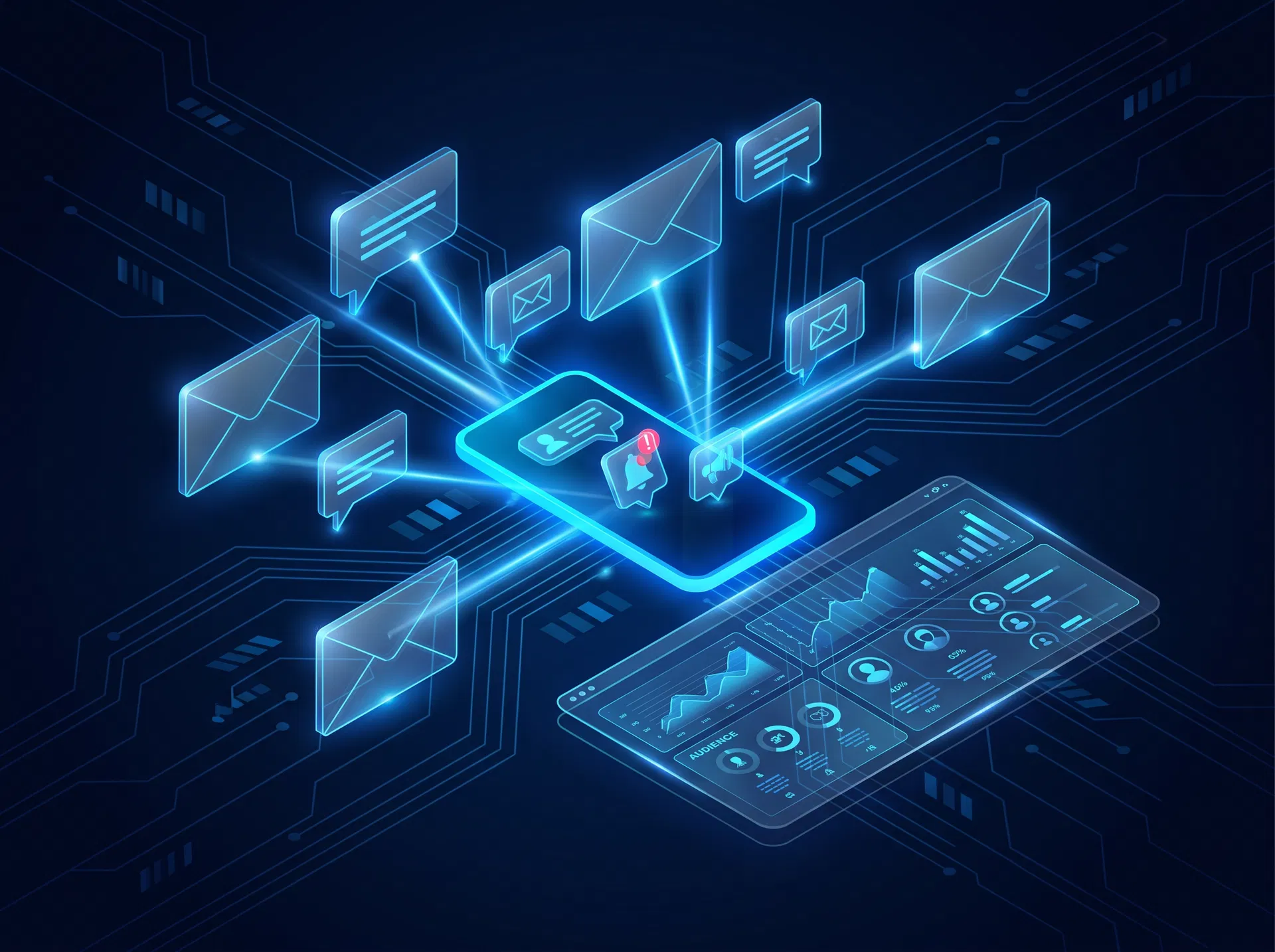 SMS and email marketing solutions — bulk messaging, automation, and campaign analytics by Nextwards